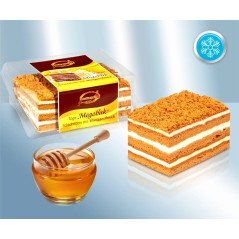 TORT "Medovik"  350G  SMANTANA SI MIERE 9/BAX  -  TORTA