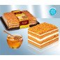TORT "Medovik"  1KG  SMANTANA SI MIERE 9/BAX  -  TORTA