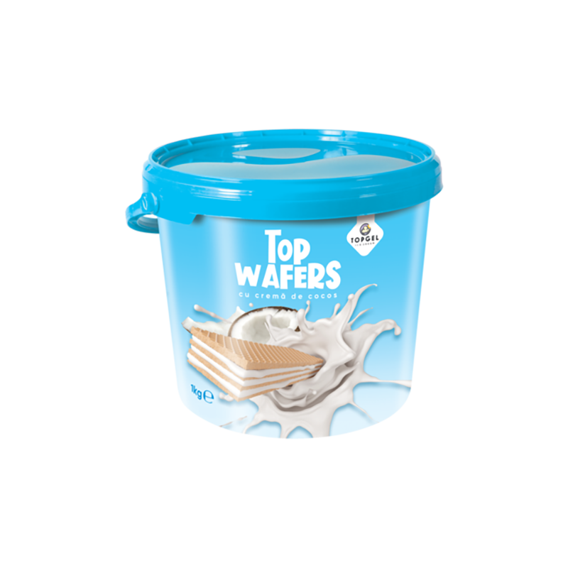 TOP GEL NAPOLITANE CREMA COCOS 900G - Wafer