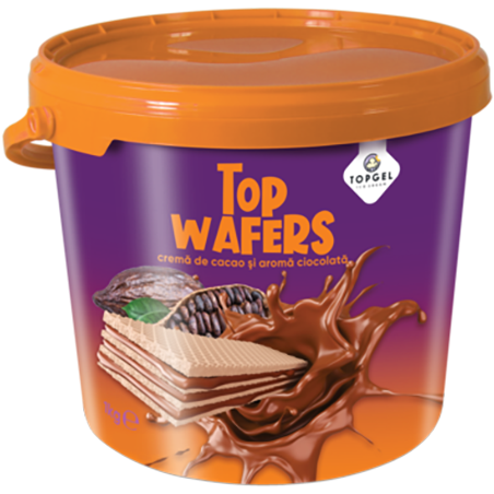 TOP GEL CREMA CACAO AROMA CIOCOLATA 900G - Wafer