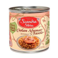 SCANDIA SIBIU FASOLE TARANEASCA CU CIOLAN 400 G