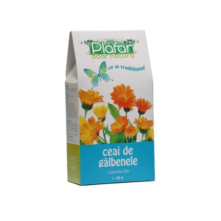 PLAFAR CEAI DE GALBENELE - CALENDULAE FLOS, CUTII 50G - TISANA