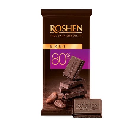 ROSHEN DARK CHOCOLATE 80% 85G - Cioccolato
