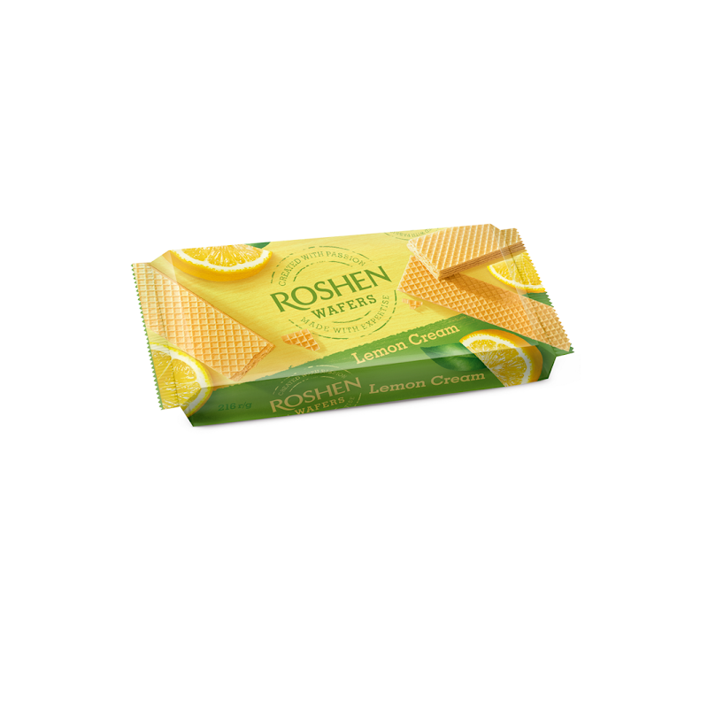 ROSHEN WAFERS LEMON CREAM 210G - Wafer