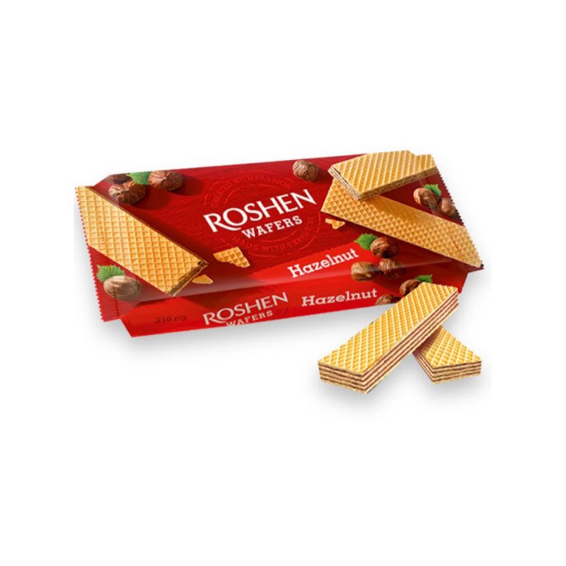 ROSHEN WAFERS HAZELNUT 210G - Wafer