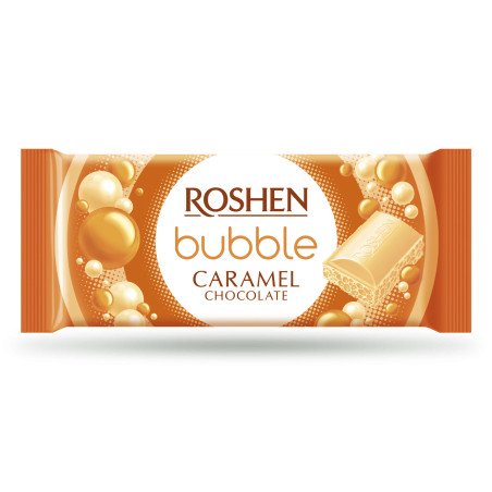 ROSHEN BUBBLE CARAMEL CHOCOLATE 80G - Cioccolato